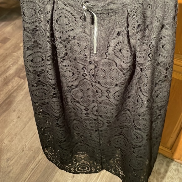 Mossimo black lace skirt with underskirt size 6 - Picture 5 of 7